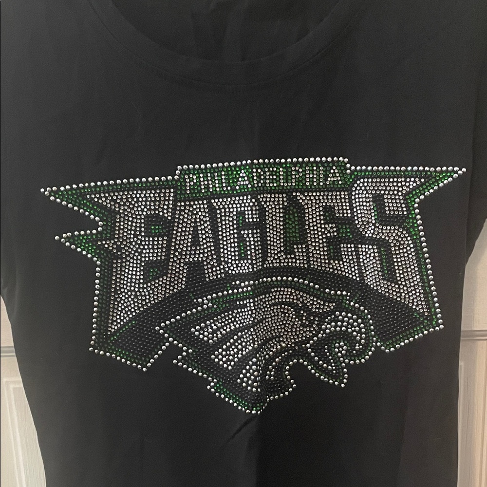 Philadelphia Eagles Black Short Sleeve Tee